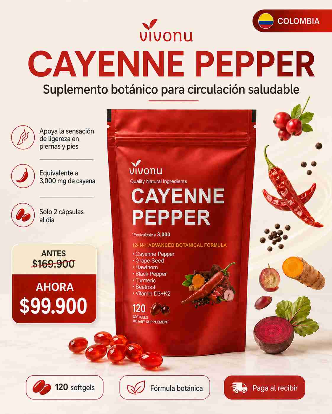 Cayenne Pepper (120) sofgels