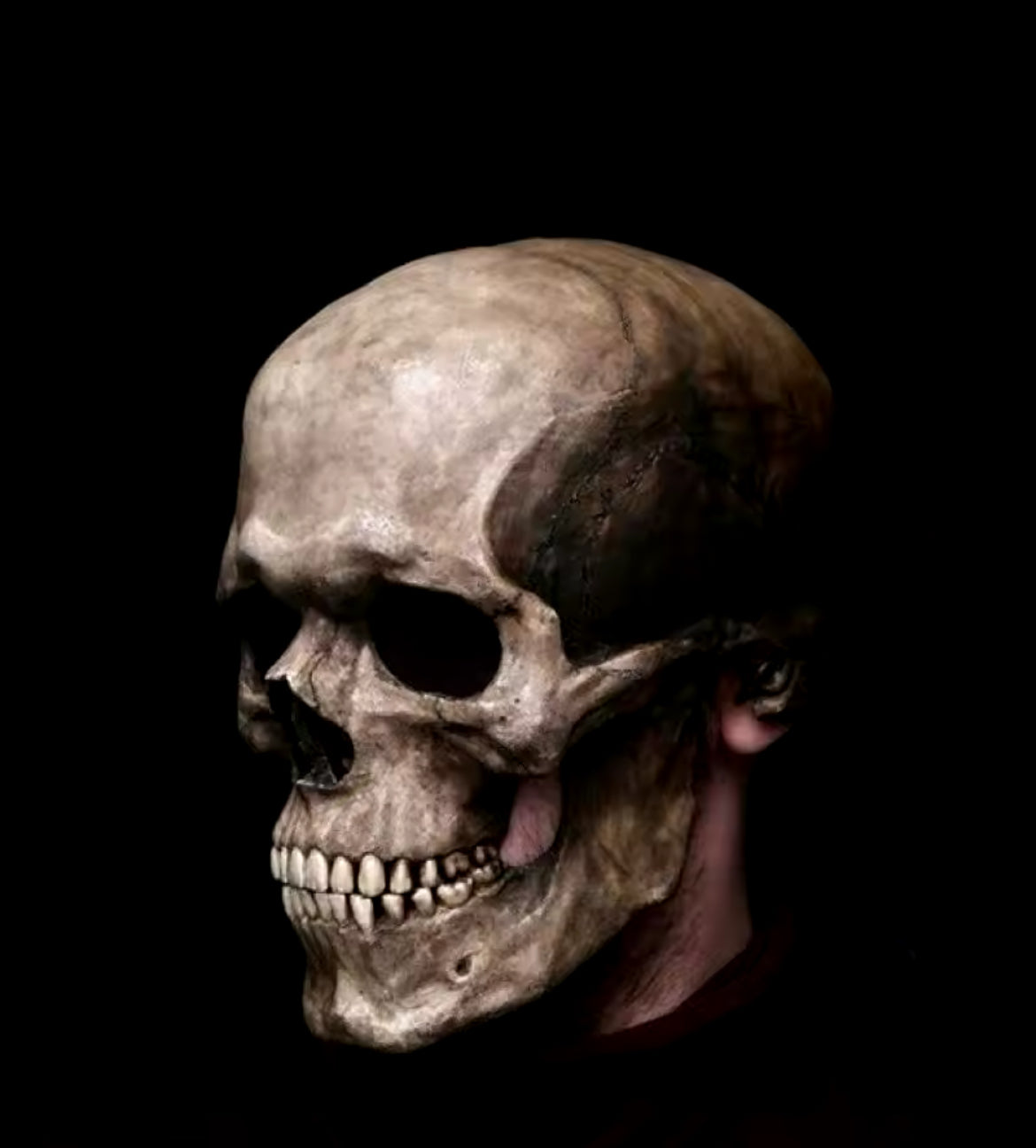 Gray helmet for bikers