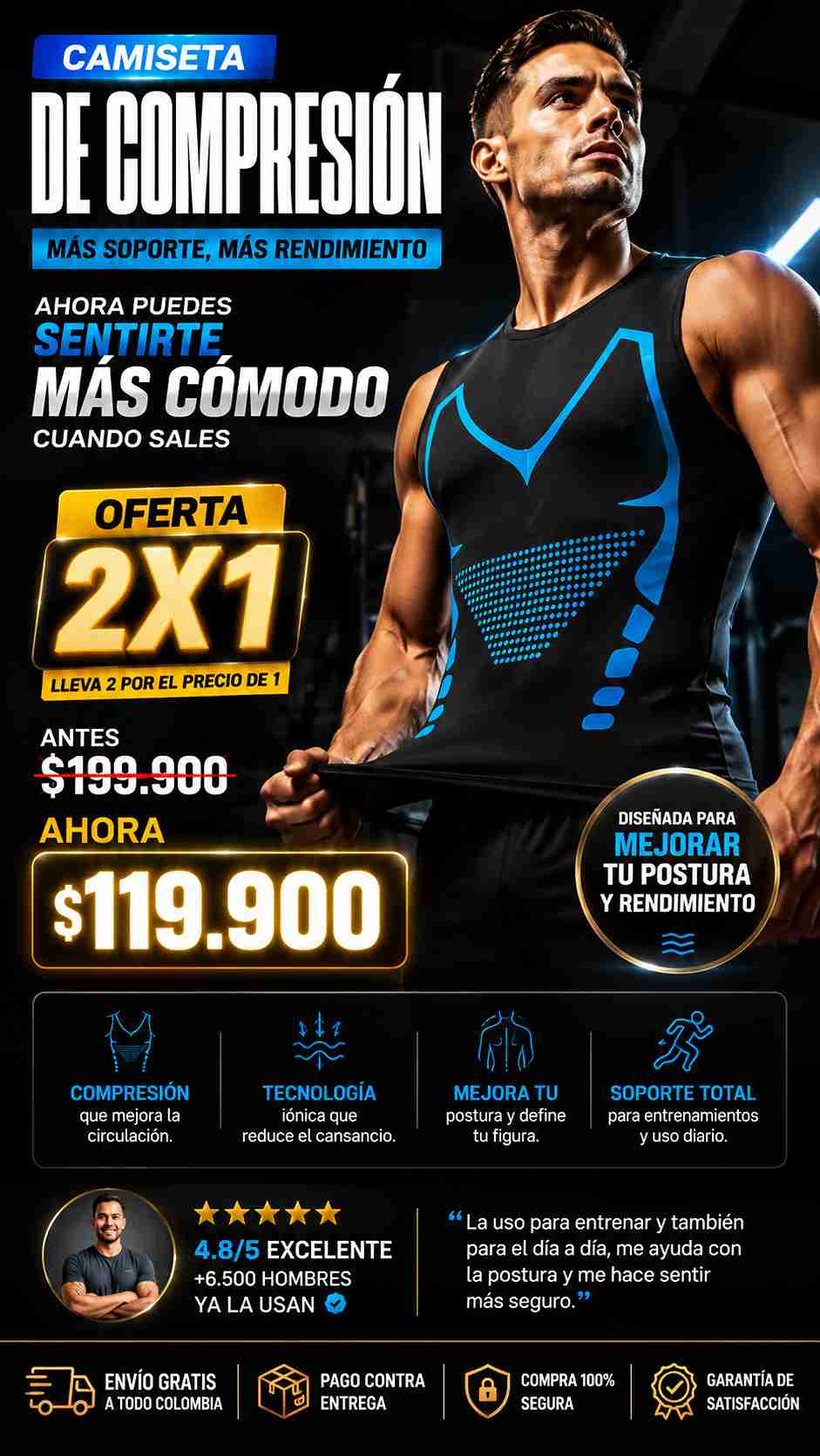 Camisilla de compresion