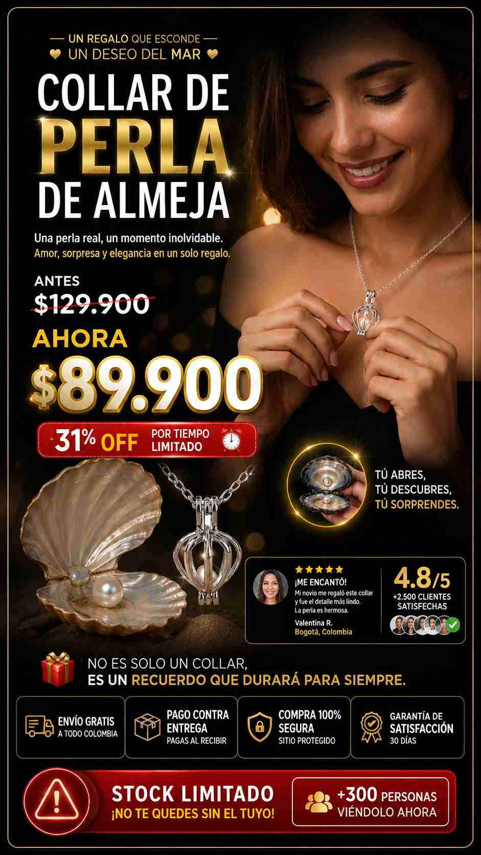 Collar de perla cultivada - IMPORTADO