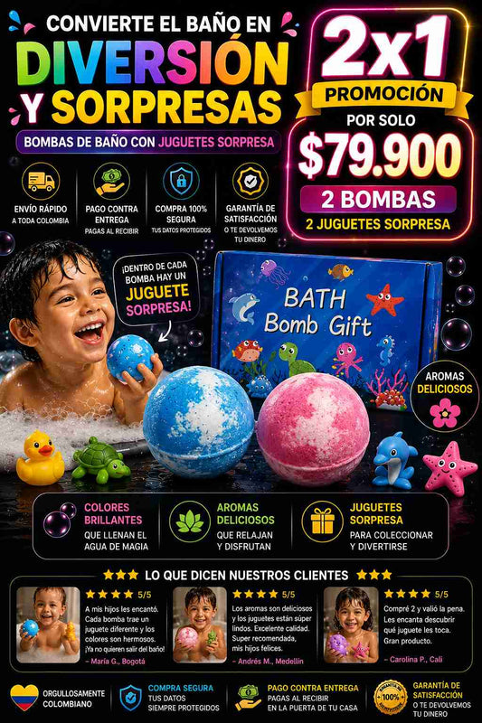 BOMBAS DE BAÑO