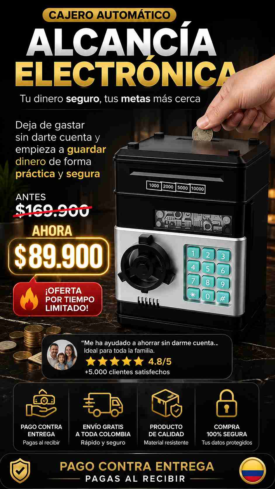Cajero Automático Alcancía Electrónica