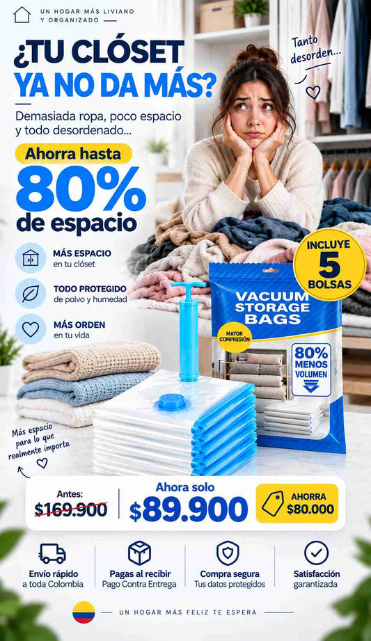 Set 5 Bolsas de Sellado al Vacio