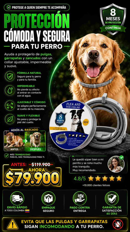 Collar Antipulgas Para Perros
