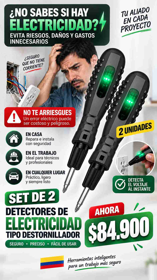 Desarmador Detector Electricidad Magneti