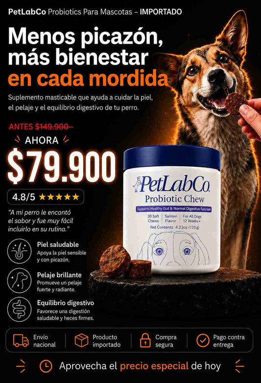 PetLabCo Probiotics Para Mascotas - IMPORTADO